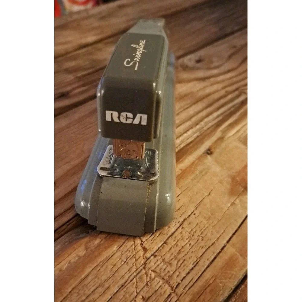 VINTAGE SWINGLINE 27 STAPLER GRAY METAL USED